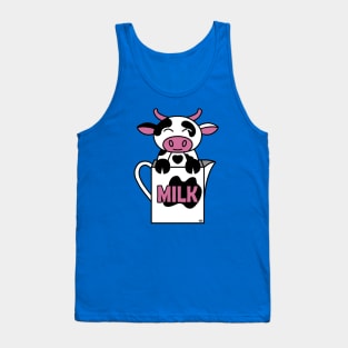 Cow in a Milk Jug Tank Top